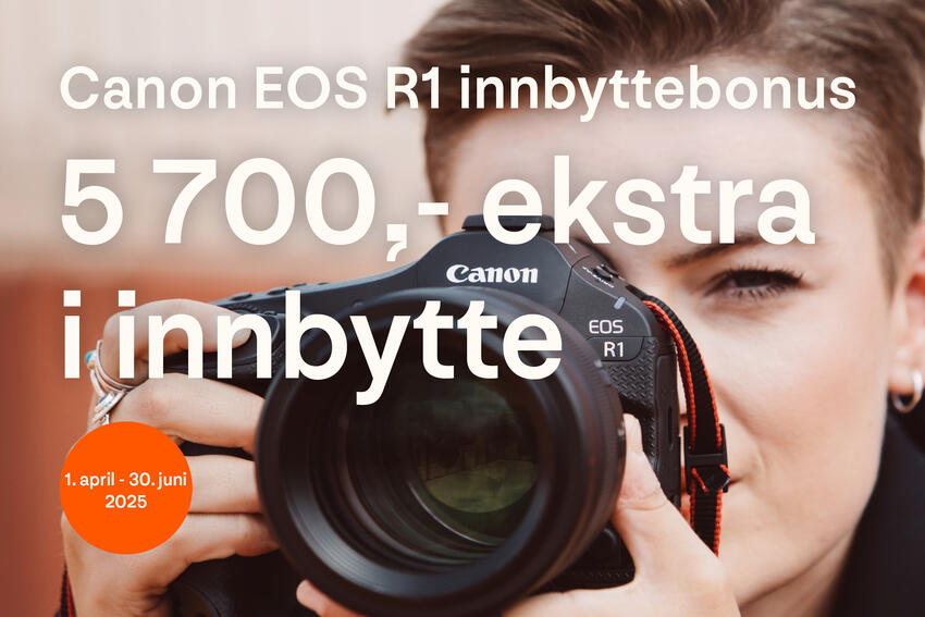 Canon EOS R1 innbyttebonus